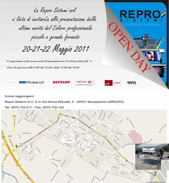 OPEN DAY 20-21-22 MAGGIO 2011 
