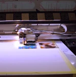 EAGLE XL Hybrid 60 print on glass