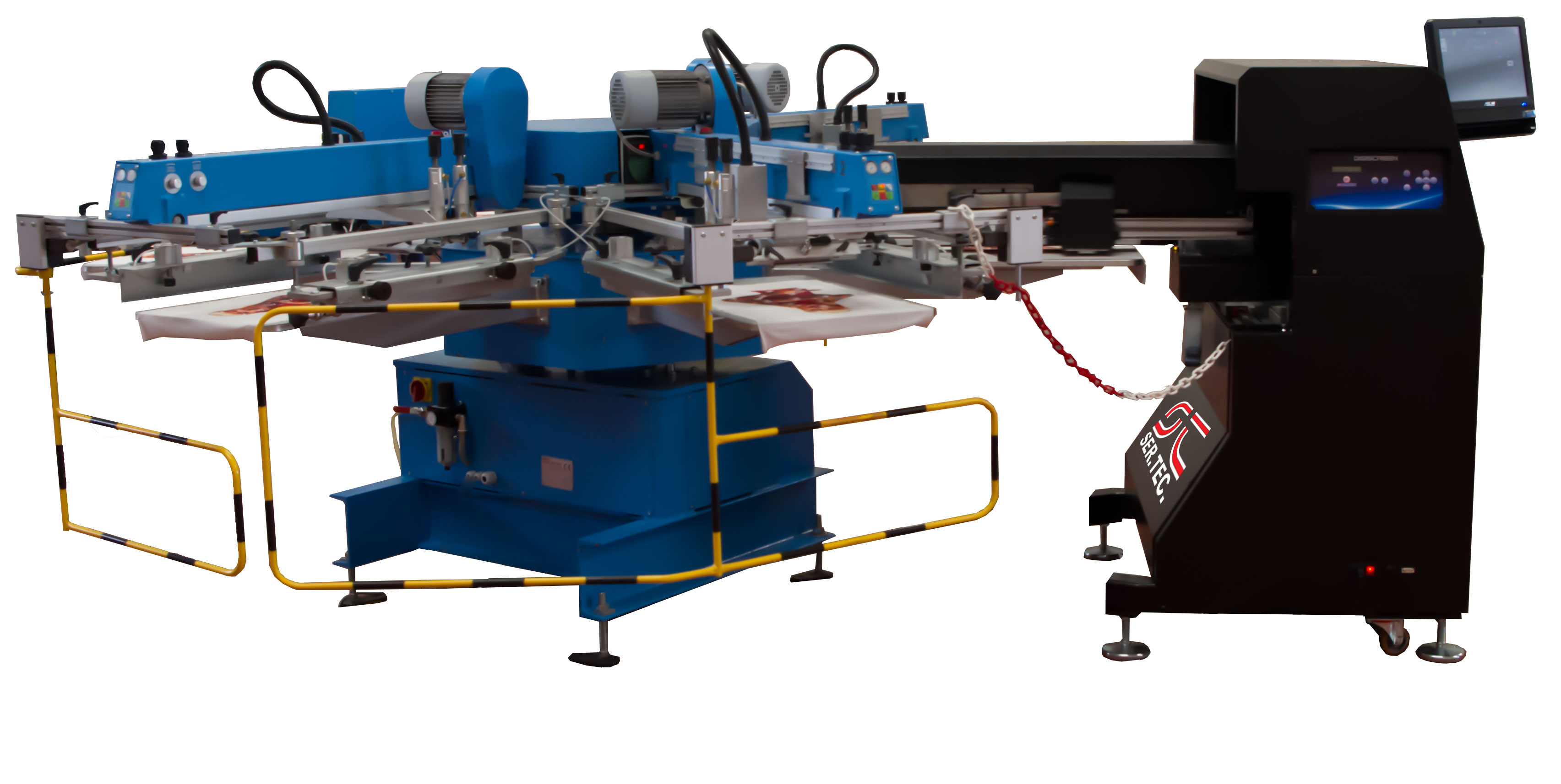 Digiscreen e giostra serigrafica
